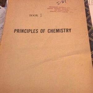 Principles of Chemistry Book 1